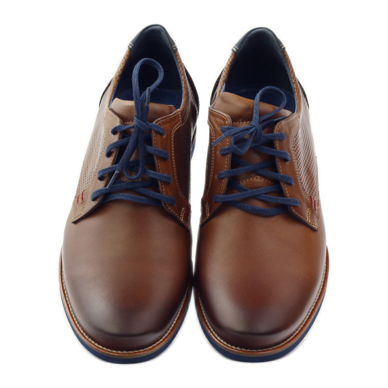 Zapatos casual de hombre Nikopol 1657 marrón negro azul marino 4