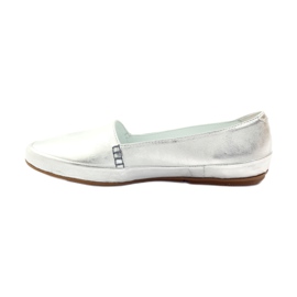 Badura 6352 zapatos plateados de mujer plata 2