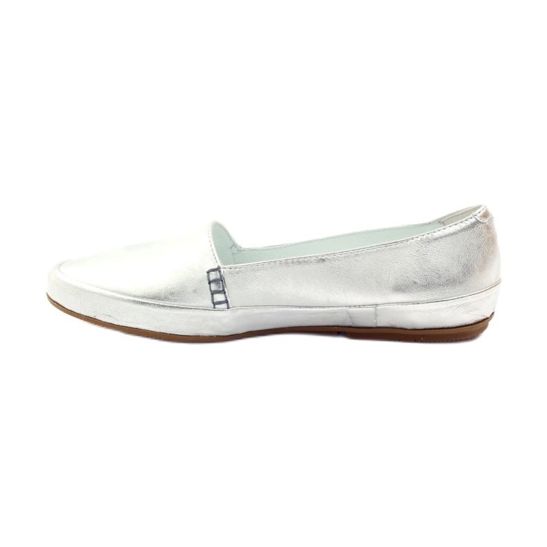 Badura 6352 zapatos plateados de mujer plata 2