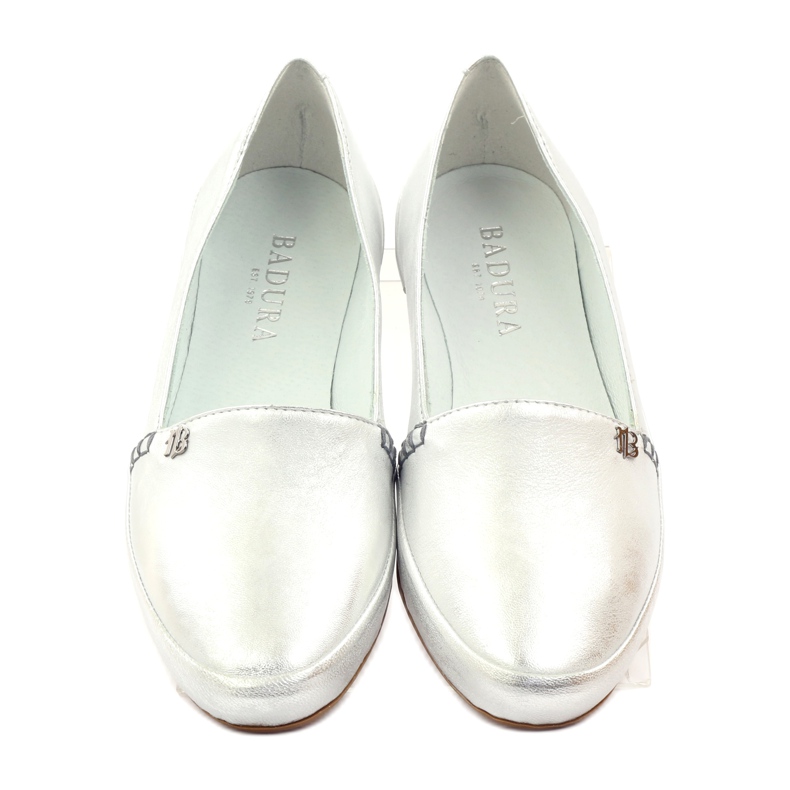 Badura 6352 zapatos plateados de mujer plata 4