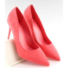 Stilettos mujer coral GF-JX78 Fucsia rosado 4