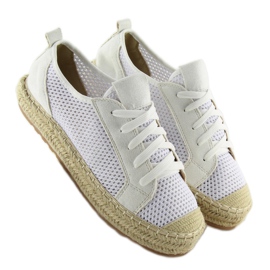 Deportivas alpargatas blancas BB06P Blanco 4