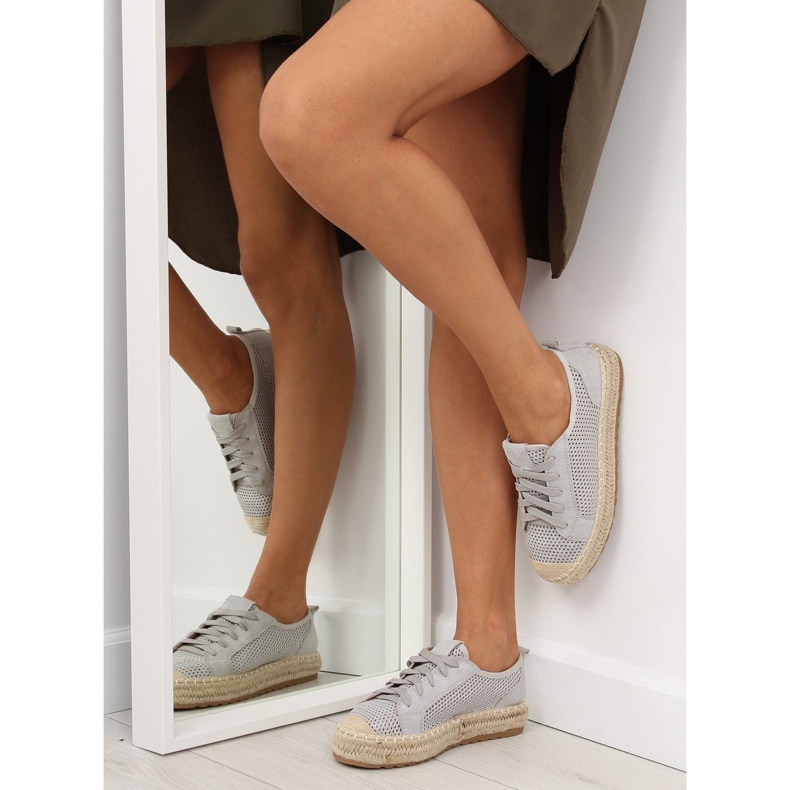 Deportivas alpargatas grises BB06P Gris 1 Deportivas alpargatas grises BB06P Gris 1