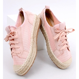 Pink BB06P Zapatillas alpargatas rosas rosado 2
