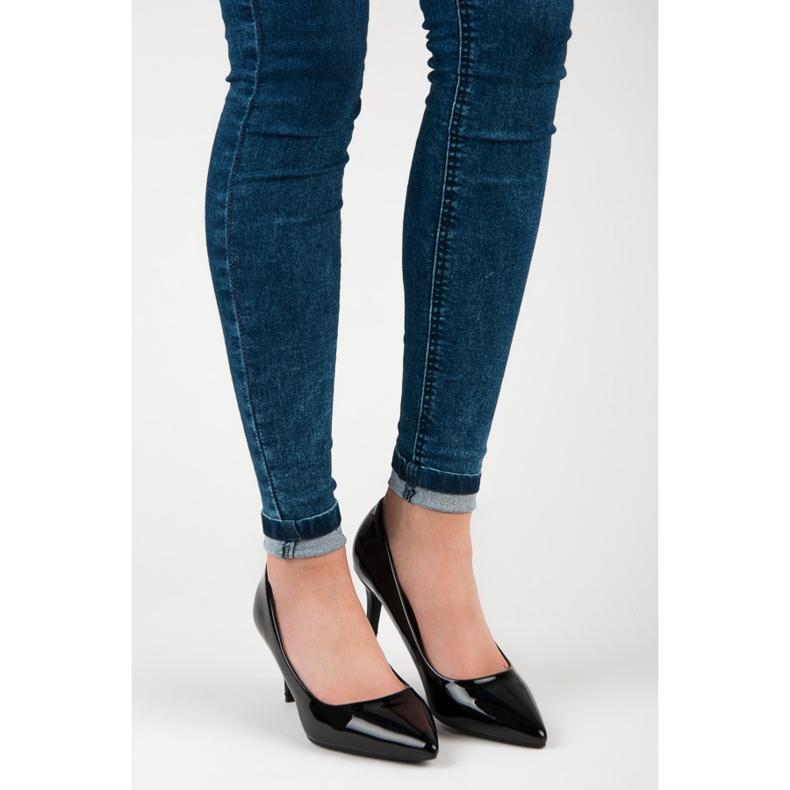 Milaya Alfileres lacados negro 1