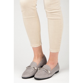 Seastar Mocasines con Perlas gris 1 Seastar Mocasines con Perlas gris 1