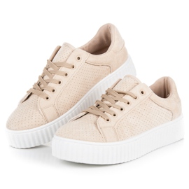 Seastar Zapatillas de gamuza en la plataforma marrón 5
