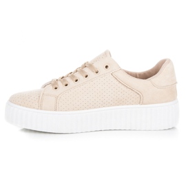 Seastar Zapatillas de gamuza en la plataforma marrón 3