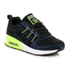Ax Boxing Calzado deportivo cómodo negro azul verde 2