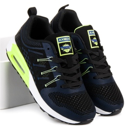 Ax Boxing Calzado deportivo cómodo negro azul verde 1