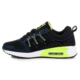 Ax Boxing Calzado deportivo cómodo negro azul verde 3