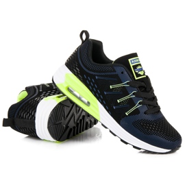Ax Boxing Calzado deportivo cómodo negro azul verde 4