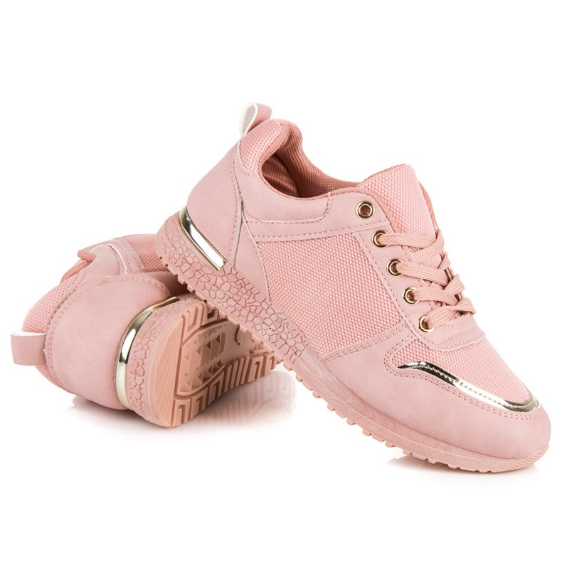 Seastar Zapatos deportivos de mujer amarillo rosado 2