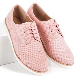 Seastar Zapatos calados atados rosado 5