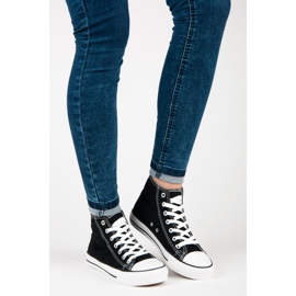 Seastar Zapatillas altas de mujer negro 1