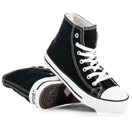 Seastar Zapatillas con cordones por encima del tobillo. negro 5