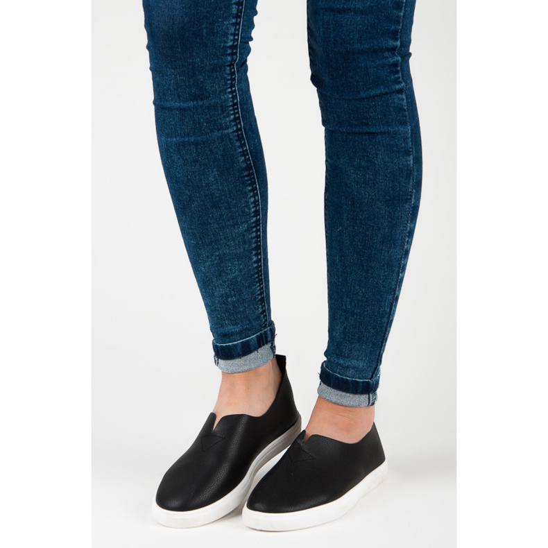 Zapatillas slip-on negras negro 1