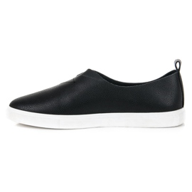 Zapatillas slip-on negras negro 2