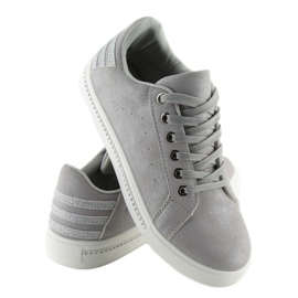 Gris Deportivas mujer grises SU09p Gris 5