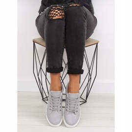 Gris Deportivas mujer grises SU09p Gris 4