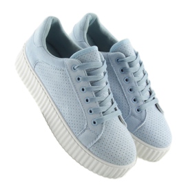 AX02 Zapatillas azules creepers azules 3