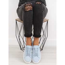 AX02 Zapatillas azules creepers azules 5