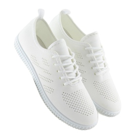 Deportivas blancas mujer LA10P blanco 4