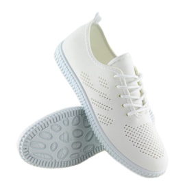 Deportivas blancas mujer LA10P blanco 6