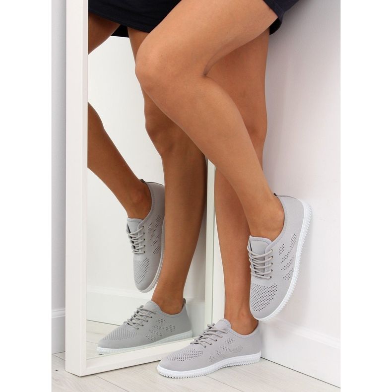 Gris Deportivas grises de mujer LA10P Gris 1 Gris Deportivas grises de mujer LA10P Gris 1