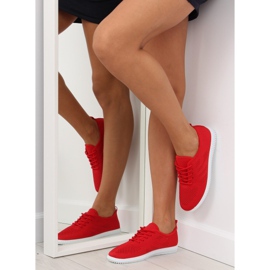 Rojo Zapatillas rojas de mujer LA10P Rojo 1