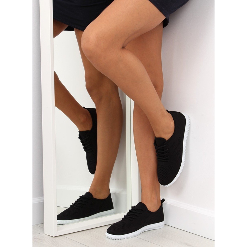 Deportivas negras de mujer LA10P Black negro 1