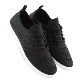Deportivas negras de mujer LA10P Black negro 4