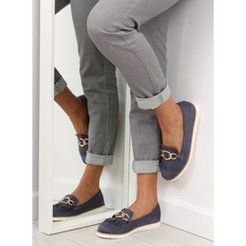 Mocasines mujer azul marino G237 azul 2