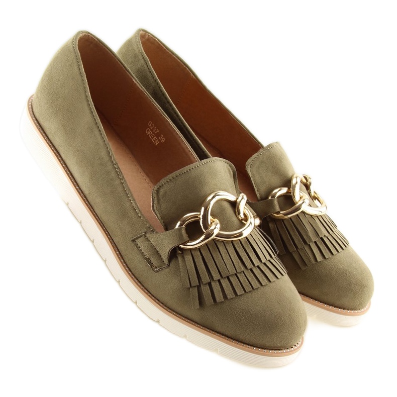 Verde Mocasines Mujer G237 Verde 1