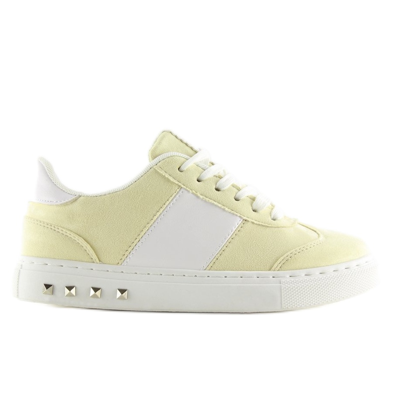 Sneakers mujer amarillo pastel C928-36 Yellow 2