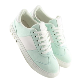 Deportivas mujer verde menta pastel 3