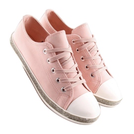 Deportivas rosas de mujer BM1950 Rosa rosado 2