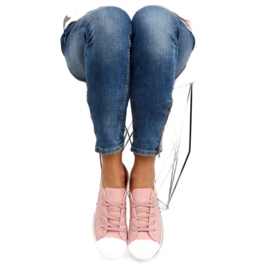 Deportivas rosas de mujer BM1950 Rosa rosado 3