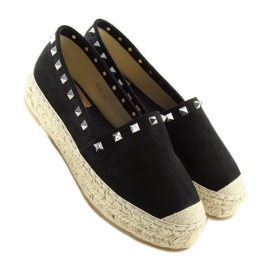 Alpargatas mujer negras 8333 negro 4
