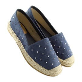 Alpargatas con tachuelas azul marino 5481 azul 4