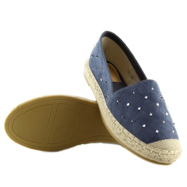 Alpargatas con tachuelas azul marino 5481 azul 1