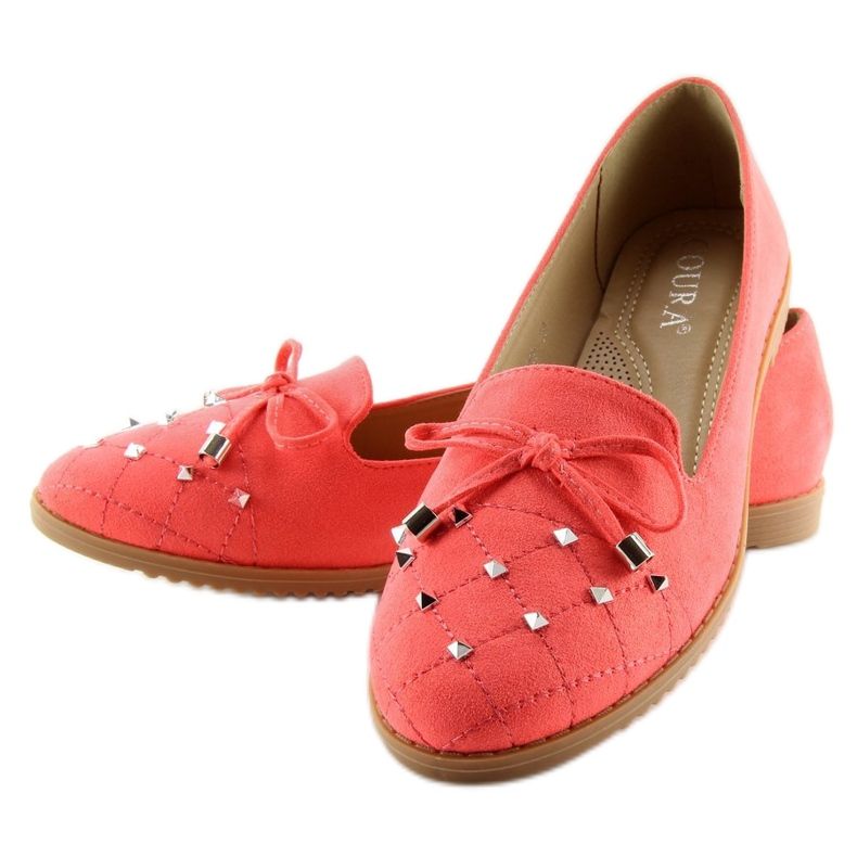 Mocasines naranja lordsy 2568 Rojo 2