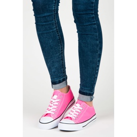 Fgm Paris Zapatillas clásicas de neón rosado 1