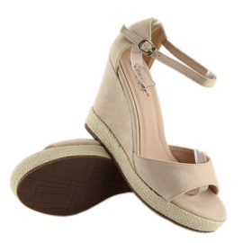 Sandalias cuña beige alpargatas beige 2 Sandalias cuña beige alpargatas beige 2