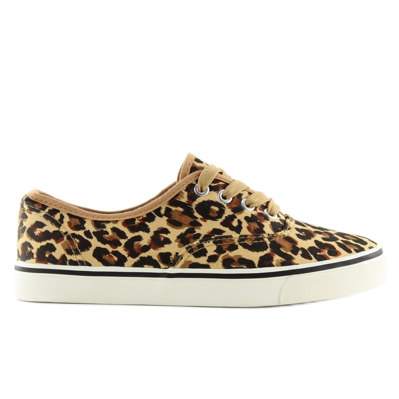 K-75 zapatillas con cordones de leopardo marrón 1 K-75 zapatillas con cordones de leopardo marrón 1