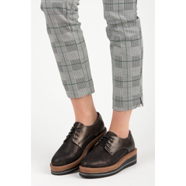 Kylie Zapatos de cuña con estilo marrón 1 Kylie Zapatos de cuña con estilo marrón 1