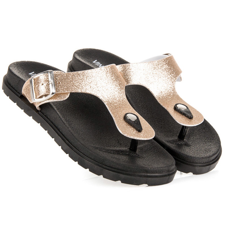 Zapatillas VINCEZA doradas dorado 2