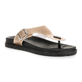 Zapatillas VINCEZA doradas dorado 4