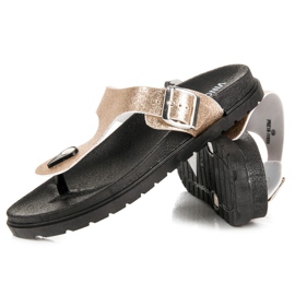 Zapatillas VINCEZA doradas dorado 3