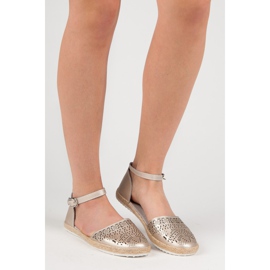 Alpargatas de piel sandalias vinceza amarillo 1